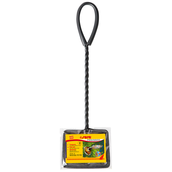 Sera fine fish net (4 in.) perfect for freshwater aquarium cleaning and maintenance—keep your aquatic friends happy!