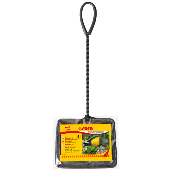 Sera 8-inch Fish Net: Perfect for freshwater & saltwater cleaning adventures! Your aquatic buddy's maintenance tool!