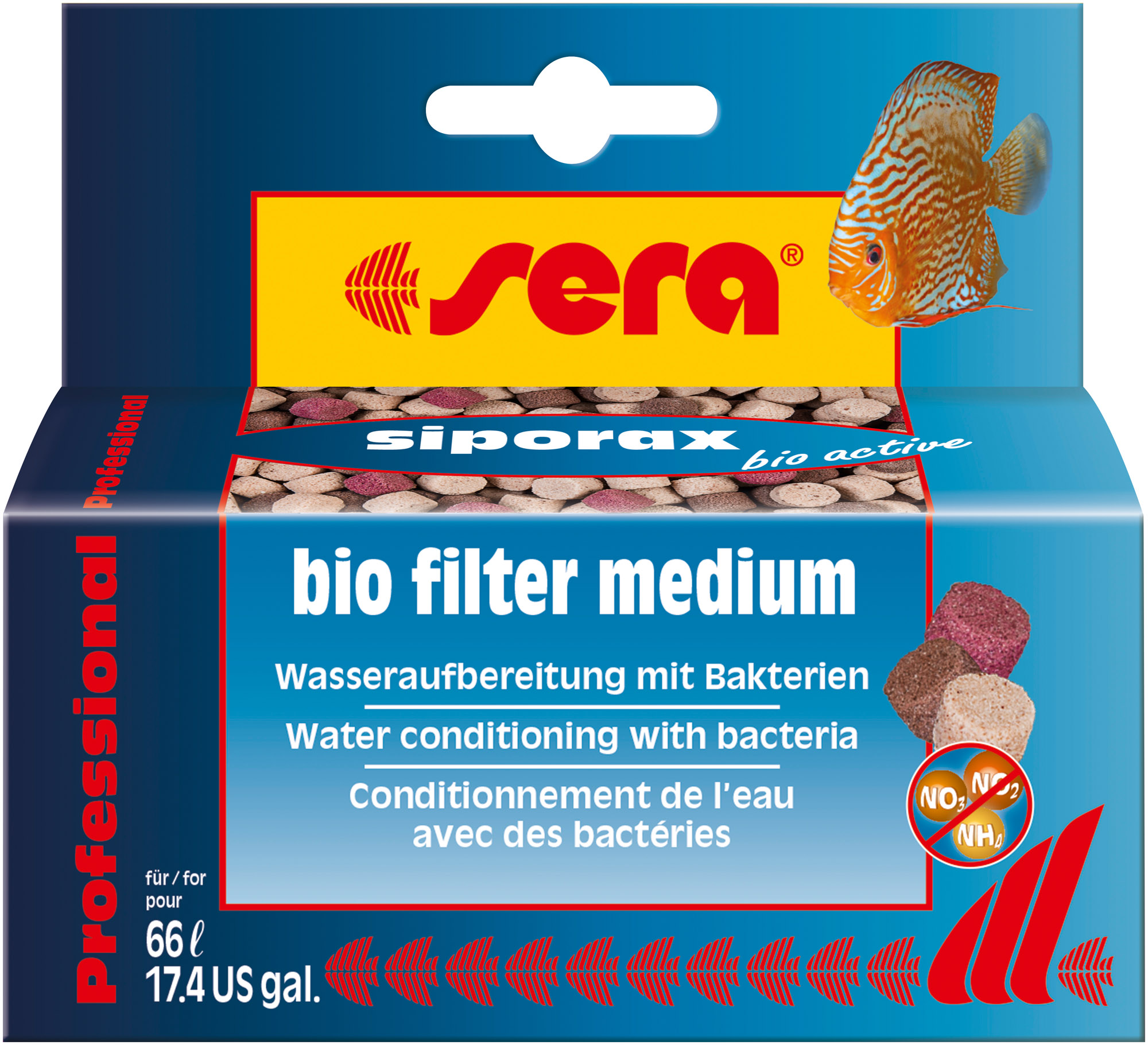 Sera - Siporax Bio Active Professional - 1.2 oz / 35g (treats 17.4 gal)