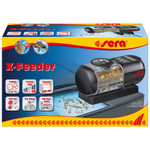 Sera X-Feeder automatic fish feeder for easy feeding in freshwater and saltwater aquariums