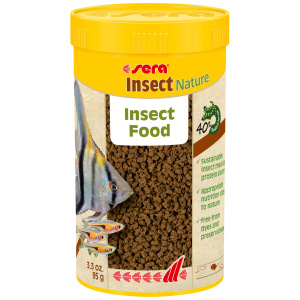 Sera Insect Nature 1.5 mm fish food - 250 ml of premium aquatic feeders for fresh and salty tanks