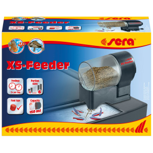 Sera XS-Feeder: Your trusty automatic fish feeder for fresh and salty aquariums