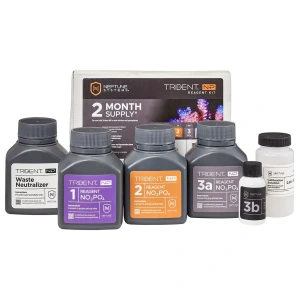 Trident Reagent Kit by Neptune Systems - 2 Month Supply for freshwater and saltwater testing. Test nitrates and phosphates easily!