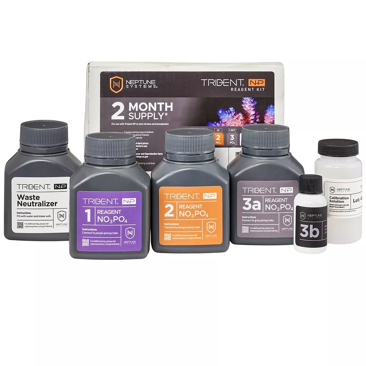 Neptune - Trident NP Reagent Kit (Test Nitrates and Phosphates) 2 month supply