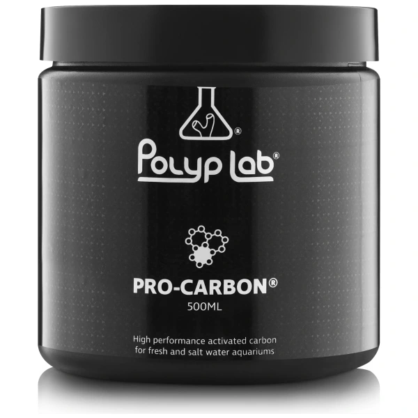 Polyplab Activated Carbon 500ml for freshwater & saltwater aquariums – keep your tank's water clean and crystal clear!