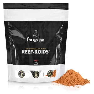 Reef-Roids 150g Pro by Polyplab: Nutritional feast for fresh & salty corals and invertebrates. Dive into healthy reef life!