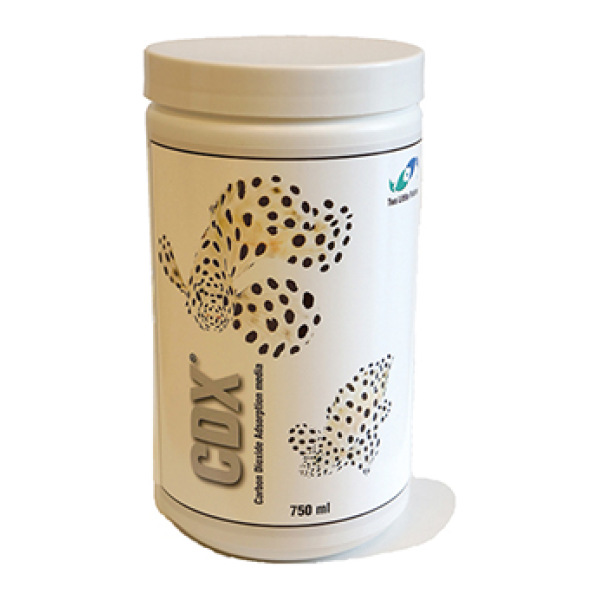 Two Little Fishies CDX CO2 Media 750 ml - Fresh & Salty Solutions CDX Carbon Dioxide Absorption Media by Two Little Fishies