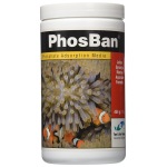 PhosBan Phosphate Adsorption Media (150g) from Two Little Fishies—your go-to for fresh & salty phosphate control in aquariums!