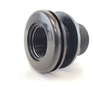 Lifegard Aquatics 1.5" FPT Slip Bulkhead - Essential plumbing fitting for freshwater and saltwater aquariums!