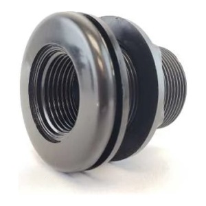 1" FPT bulkhead by Lifegard Aquatics