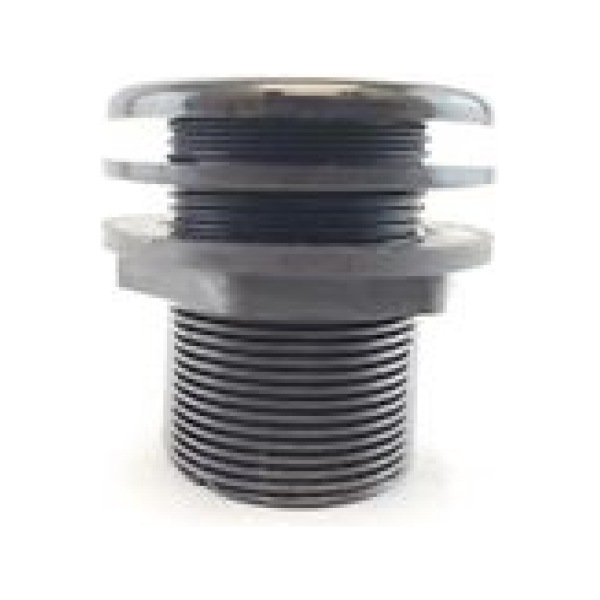 Lifegard Aquatics 3/4" Bulkhead - Your Go-To Plumbing Solution! Durable 3/4" Slip FPT Bulkhead by Lifegard Aquatics for fresh and salty plumbing needs in your aquarium!