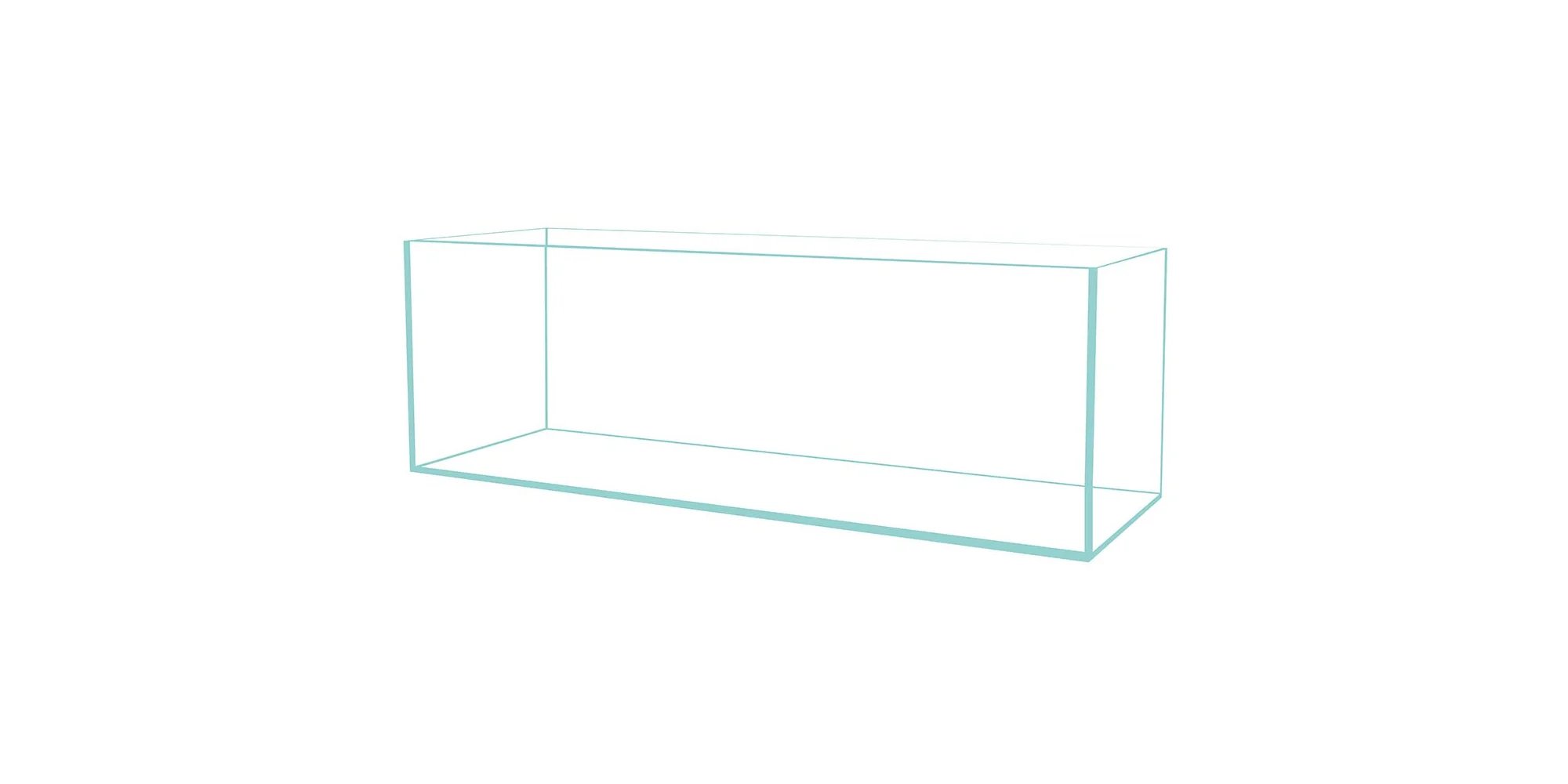 LG - Aquarium - 6 Gallon Long 45 degee aquarium - 30 x 6 x 8