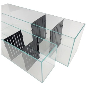 Acrylic dividers for 6-gallon aquariums by Lifegard Aquatics—perfect separators for your fresh & salty fish friends!