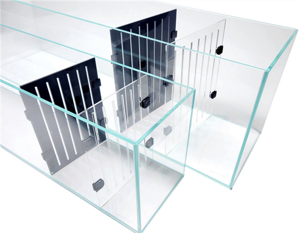 LG - Acrylic Dividers for 16 Gallon Bookshelf Aquarium - BLACK