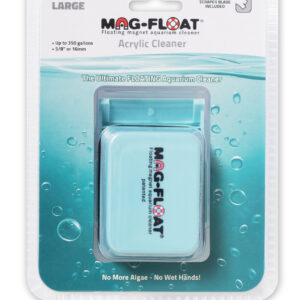 Mag-Float - Acrylic Aquarium Cleaner w/scraper (Large)