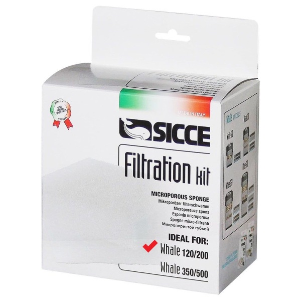 Upgrade your filtration game with the Sicce Whale 120 & 200 Replacement Sponge Kit! Perfect for both freshwater and saltwater tanks
