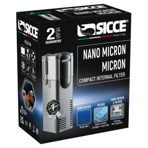 Enhance your aquarium with Sicce's Micron Carbon Cartridge 2pc! Perfect for both freshwater and saltwater tanks