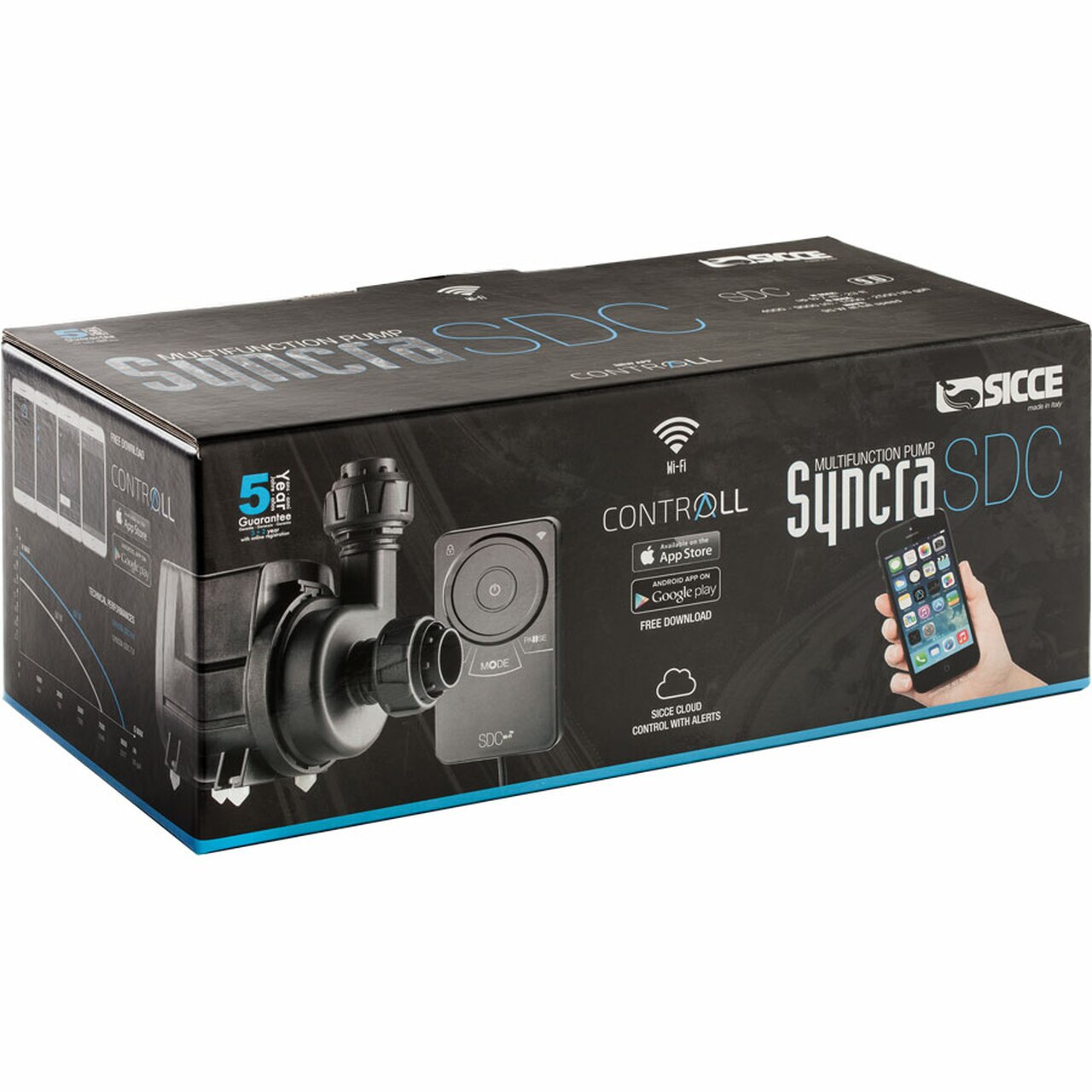 Sicce - Syncra SDC 9.0 Controllable Return Pump - 1000 - 2500 gph