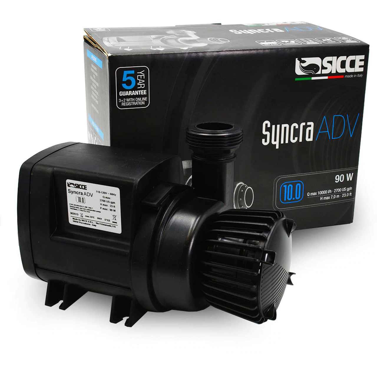 Sicce - Syncra ADV 10.0 Return Pump - 2700 gph