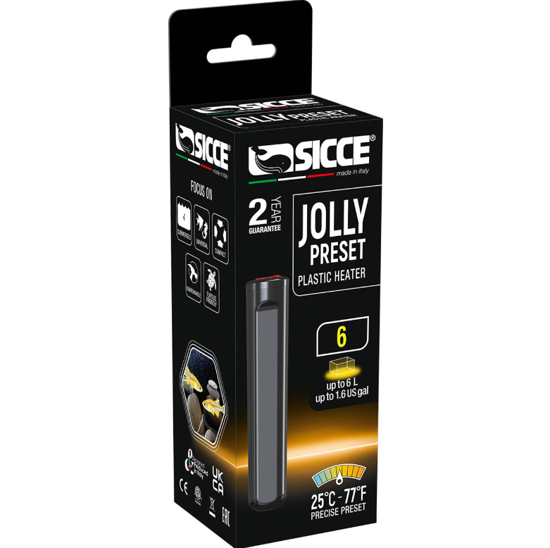 Sicce - Jolly Preset Plastic Heater 6W