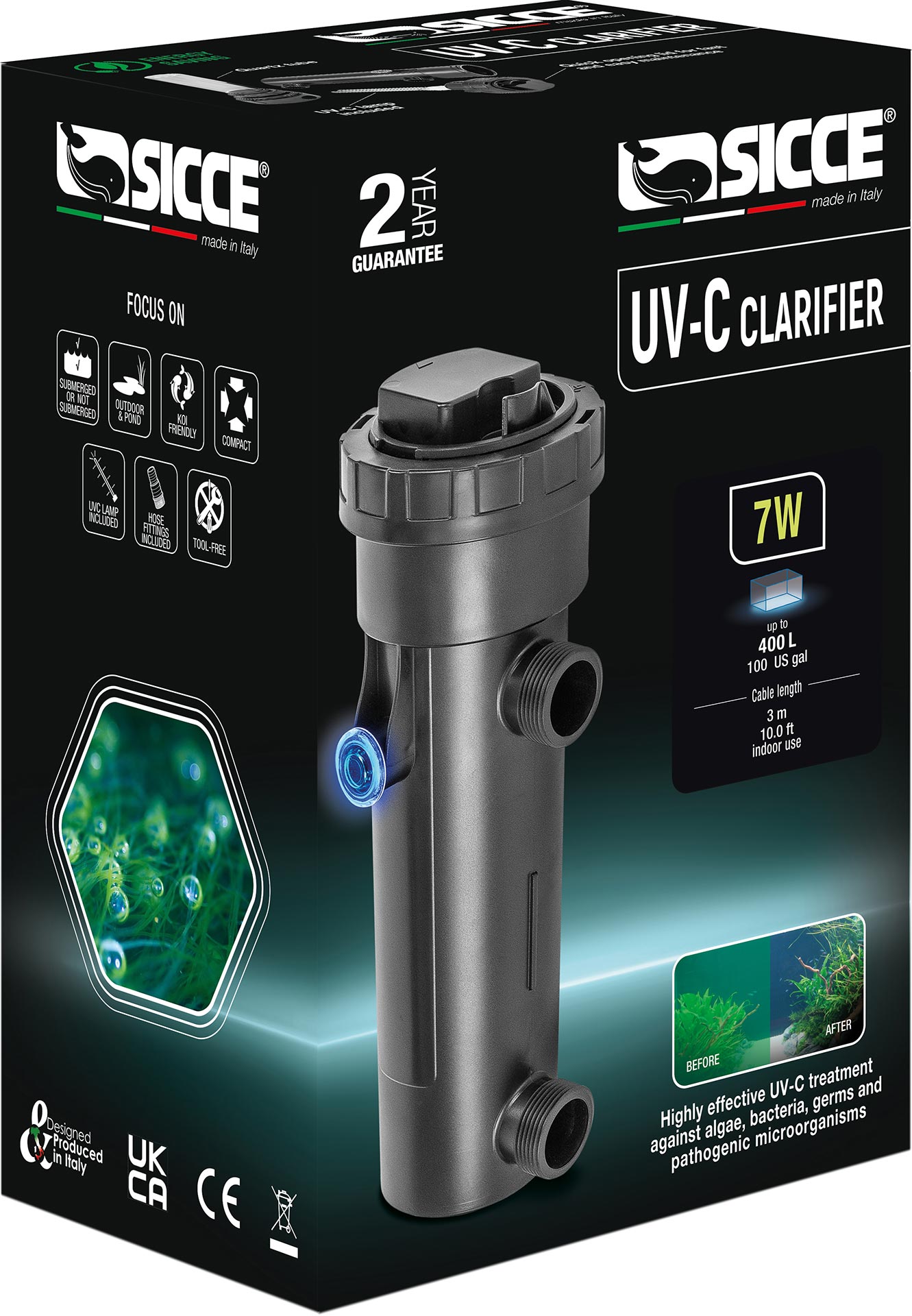 Sicce UV-C Clarifier 7W