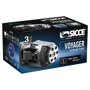 Rev up your aquarium's water flow with the Sicce Voyager 2 Stream Pump! This efficient 800 GPH submersible pump suits both freshwater and saltwater tanks