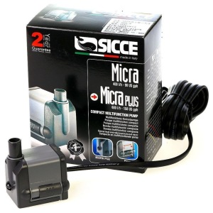 Power your aquatic paradise with the Sicce Micraplus Pump! This reliable 158 GPH submersible pump is perfect for freshwater aquariums