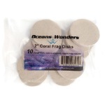 Agrocrete Coral Frag Disks XL 2" by Ocean Wonders – Perfect for supporting fresh and salty marine frags!