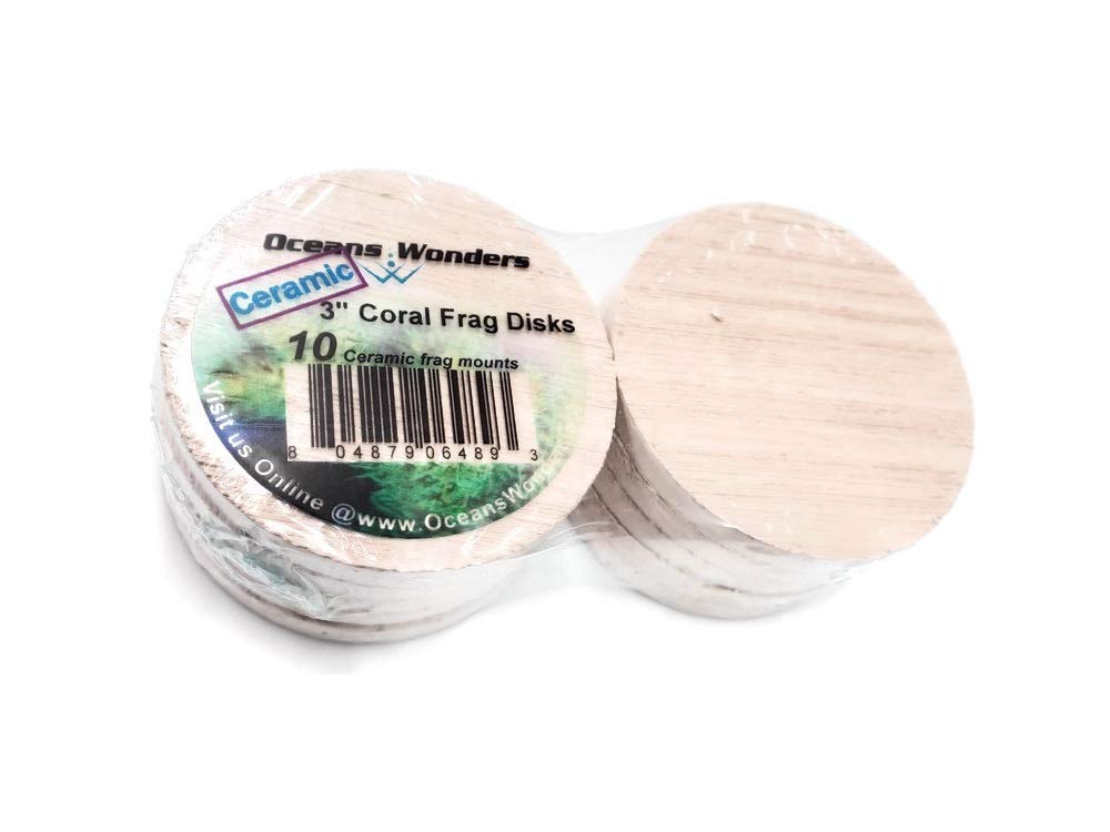 OW - Ceramic XXL 3" Coral Frag Disks