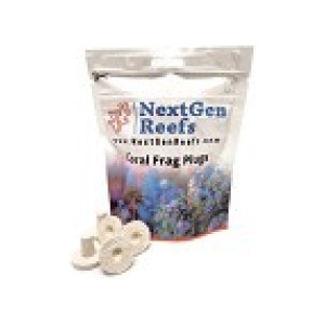 Ocean Wonders White Coral Frag Plugs - 25 pieces for fresh and salty aquariums