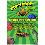 Rod's Food Herbivore Blend 6 oz - Nutritious frozen diet for marine & freshwater fish
