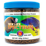 Tropical Fish Diet - Large Pellet (3-3.5mm) from New Life Spectrum: Nutritional fish food for fresh and salty aquatic buddies