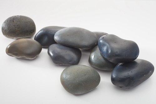 Fish Rocks Black Elevate your aquatic oasis with CaribSea Black River Rock! At 25 lbs ...