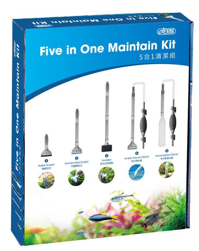 Image showcasing Five in One Maintenance Kit | Cleaning Supplies for Fresh & Salty Aquariums