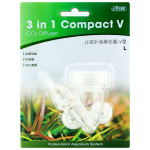 V-shaped CO2 diffuser for plants - Large size for thriving aquatic growth at Gulfstream Aquarium Supplies.