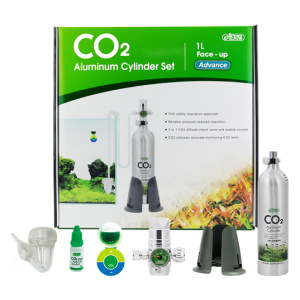 CO2 Aluminum Supply Set - 1L for thriving aquatic plants