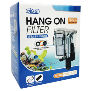 Hang-On Filter 48 Gal/H by ISTA - Perfect for fresh and salty aquariums