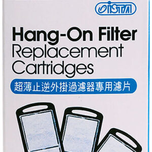 ISTA Hang-On Filter Replacement Cartridges - 3 pack for a fresh aquarium ecosystem. Ideal filter media for every aquatic enthusiast!