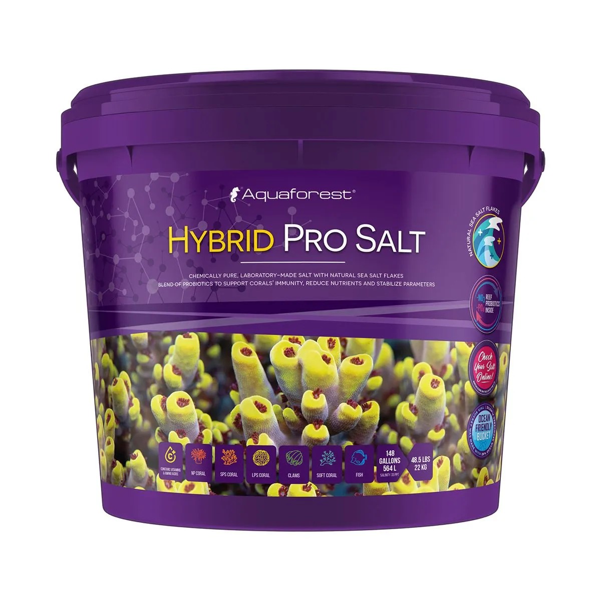 Aquaforest Hybrid Pro Salt 22kg (makes 200gal)