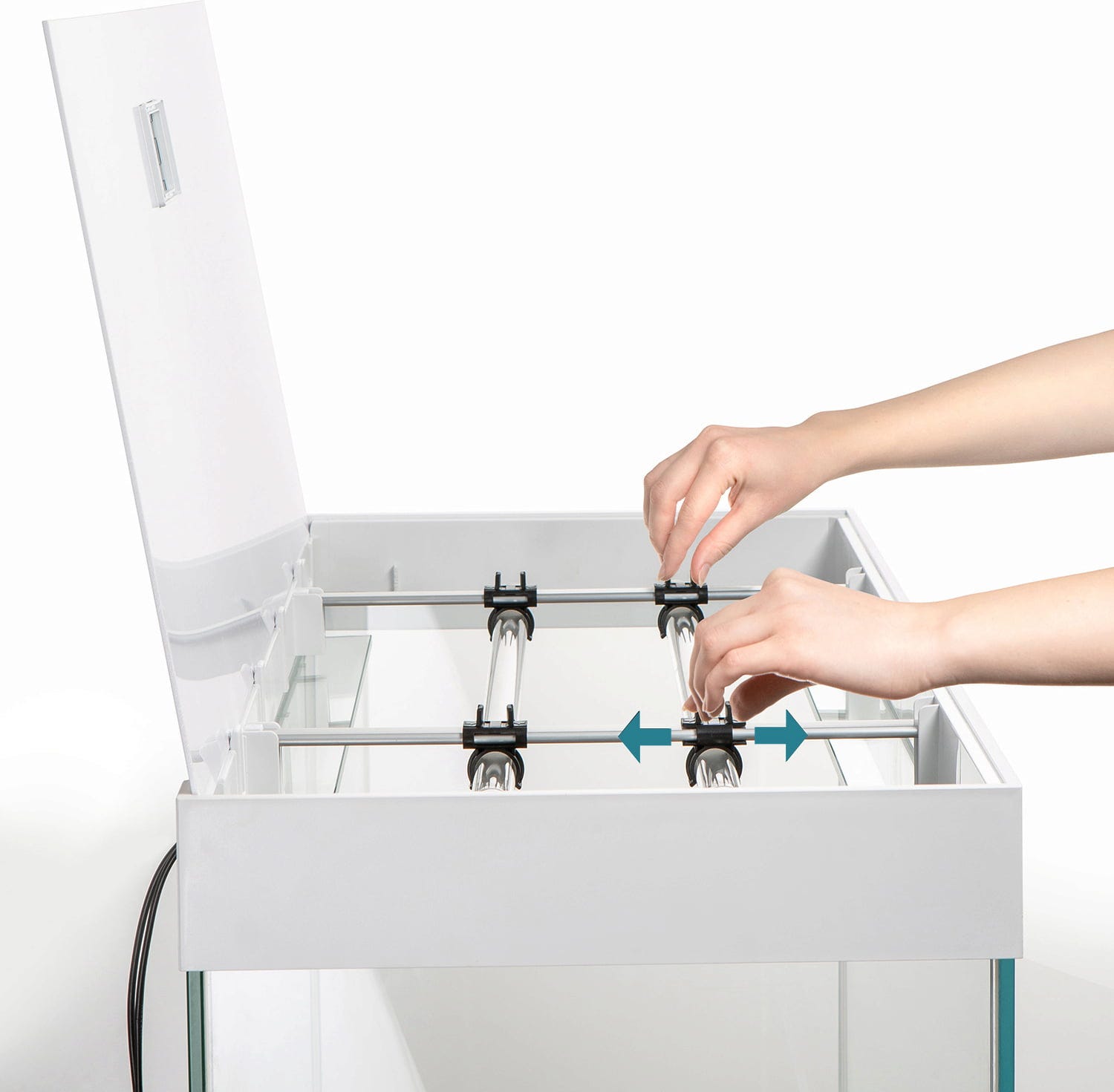 OptiSet 200 (White) - 52.8 gal Aquarium and Cabinet - Image 5