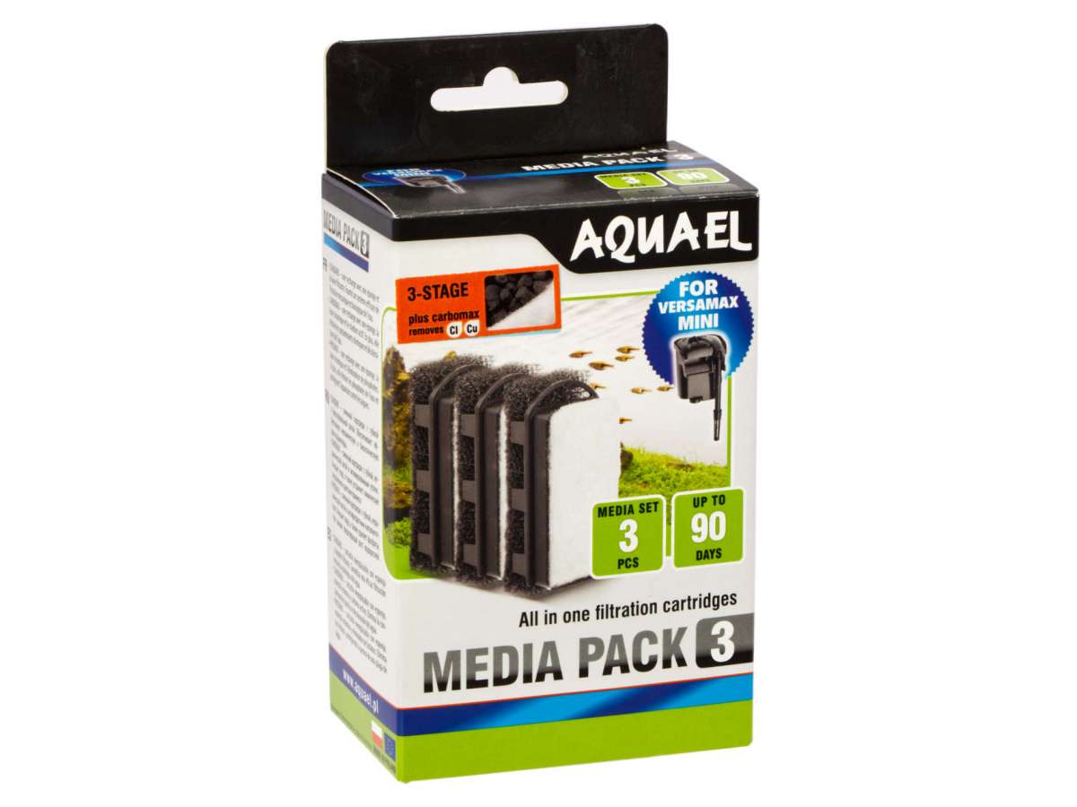 Aquael - Media Pack Versa Pro Carbonmax (3 pack) - Image 2
