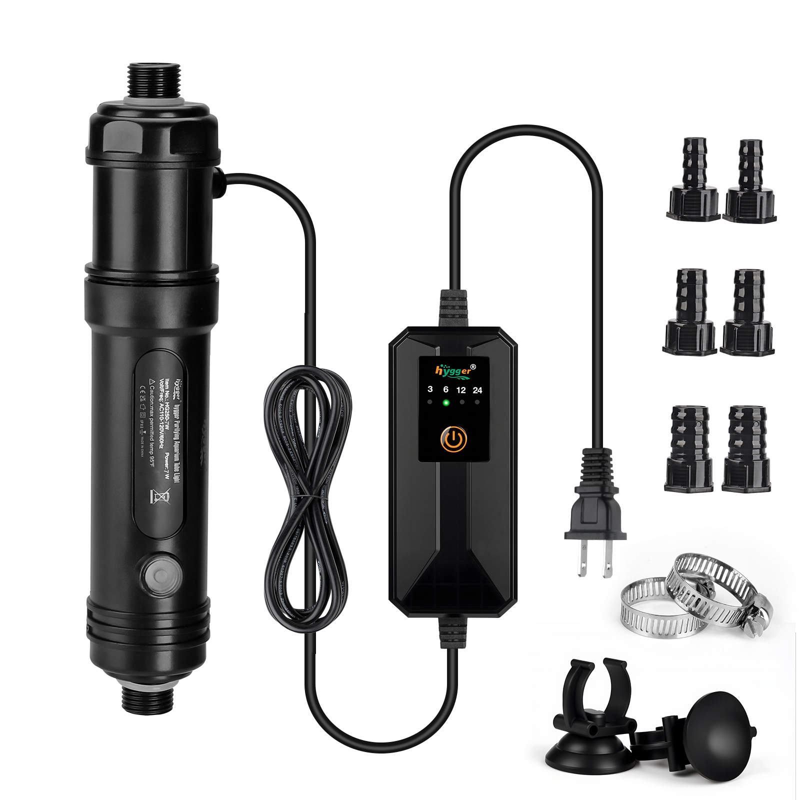 Hygger - Aquarium UV Light - 7 W