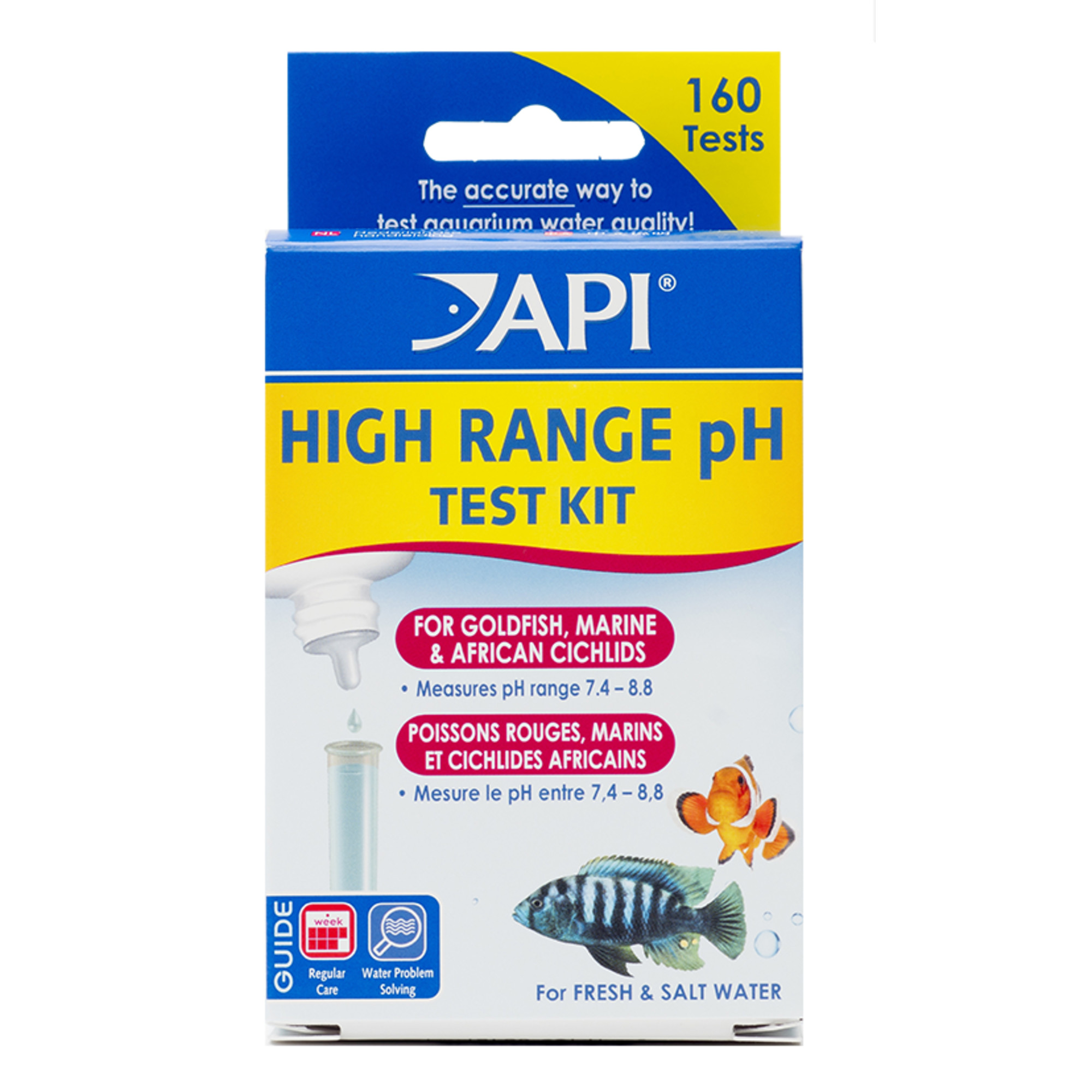 FW/SW High Range pH Test Kit by API - Happy Fish, Happy Home!